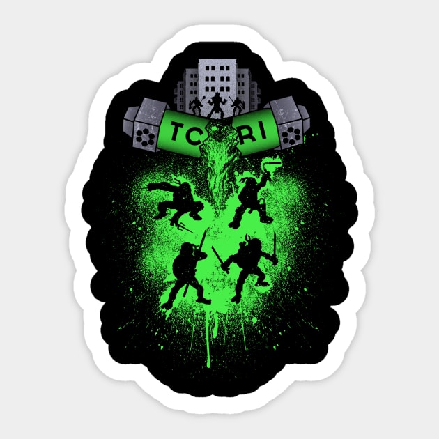 Ooze Origins Sticker by beware1984